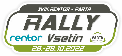 XVIII. Rentor – Partr rally Vsetín 2022 - logo