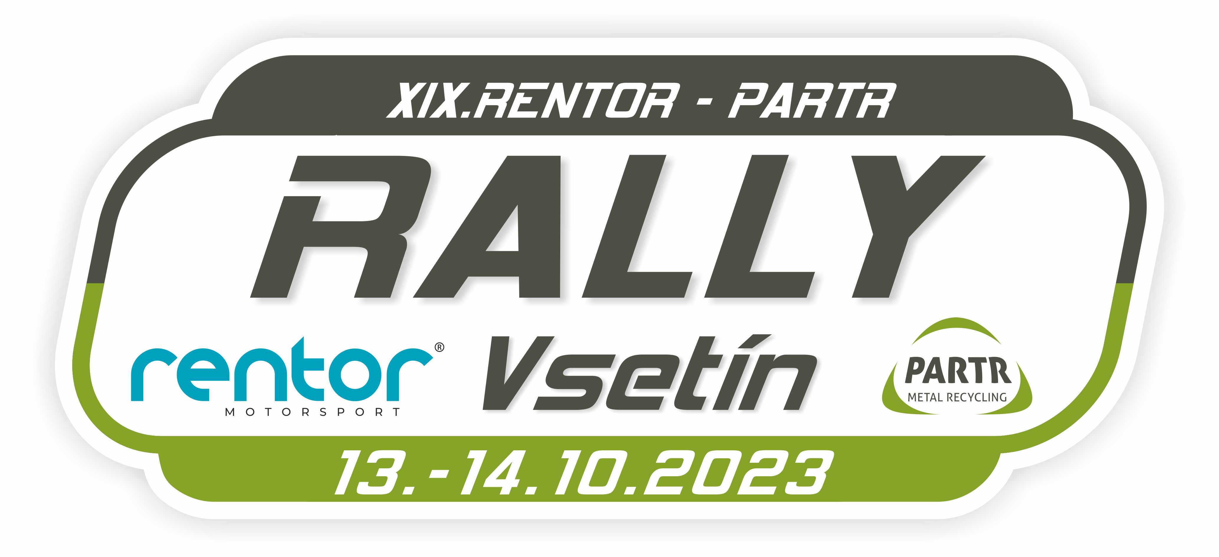 XIX. Rentor - Partr rally Vsetín - logo